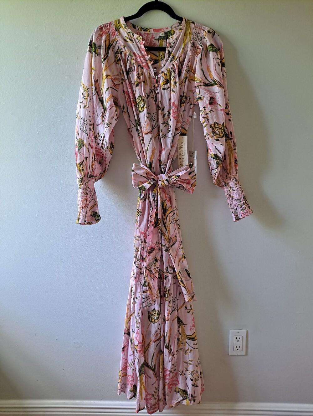 Happy X Nature Muse Cotton Maxi Dress. Size Small